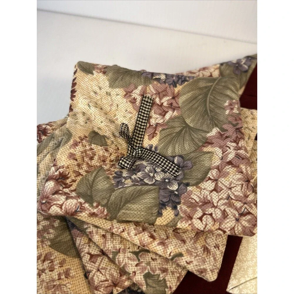 Beautiful Made Folded Star Placement & Coaster Farmhouse Cottage Core Ruth Flaud